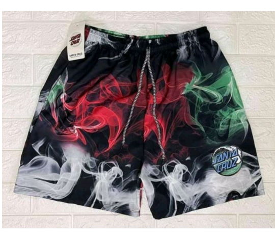Smoke Mens Cotton Shorts Makapal Tela Unisex Shorts