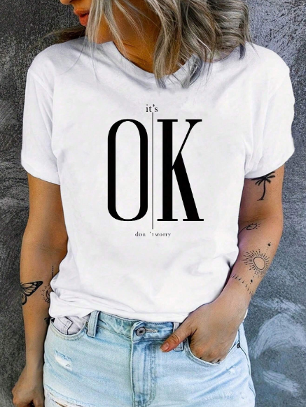 By God Spoiled By My Husband Letter Women Short Sleeve T-Shirt