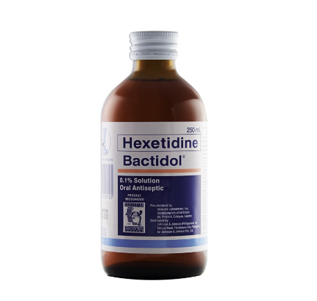 Bactidol Oral Antiseptic Gargle Mouthwash 250ml for Sore Throat, Itchy Throat