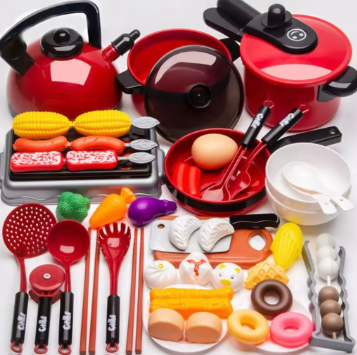 51pcs Kitchen Cooking Toy Sets For Children