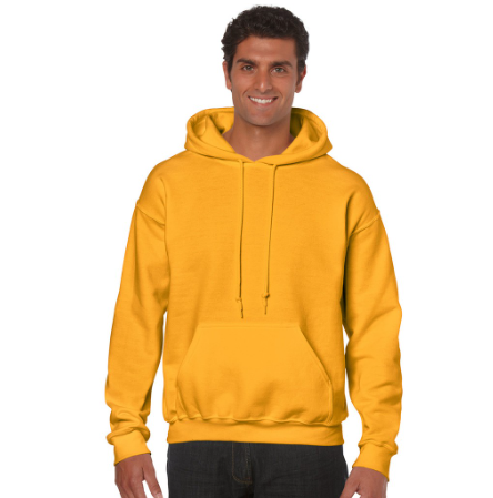 Heavy Blend Adult Hooded Sweatshirt (Gold)