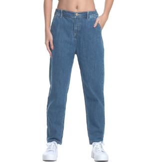 Lee Slouch Mom Jeans in Medium Wash