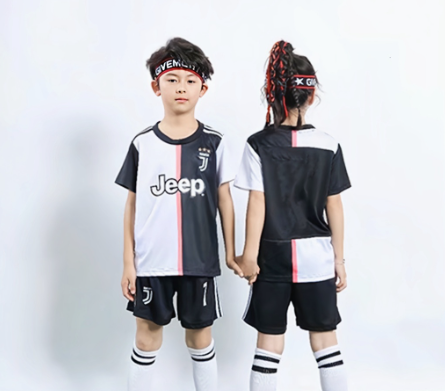 Italian Serie A Juventus Classic Jersey Set For Kids