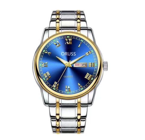 Original ORUSS Women Waterproof Simple Ultra-Thin Luxury Business Fashion Watch Automatic Quartz Dual Watch M6