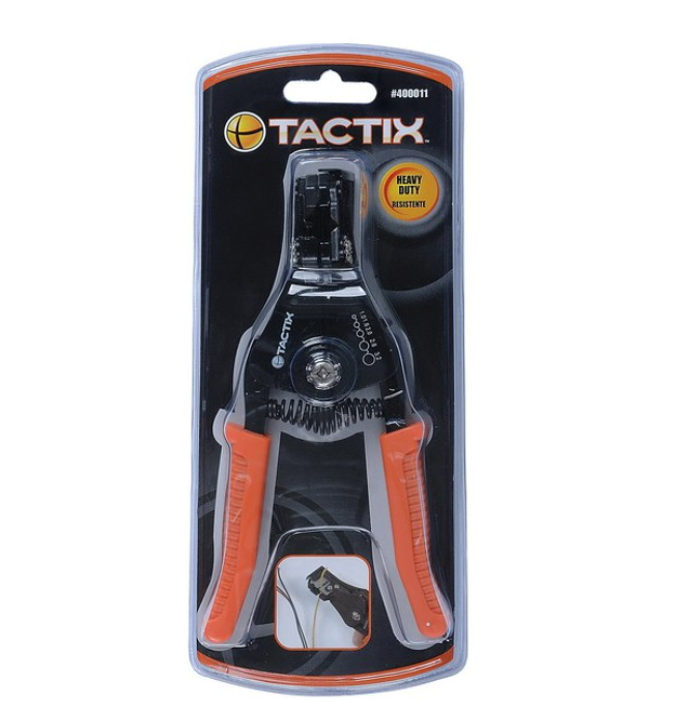 Tactix Automatic Wire Stripper (Black/Orange) ME400011