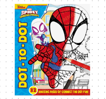 Marvel Spidey & Friends: Dot-To-Dot - Trade Paperback - Hobbies for Kids