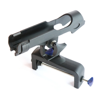 Boat Fishing Rod Pole Holder Rack With Large Clamp 360 Degree Rotatable Fishing Pole Stand Brackets