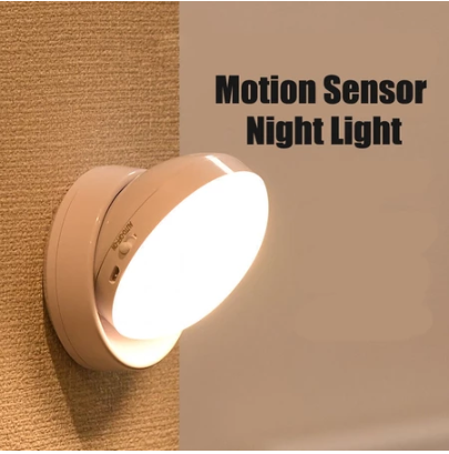 LED night light, USB charging, motion sensor, magnetic suction, rotatable induction, bedside light, hallway light, wall light, bedroom,