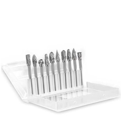 Carbide Burr Set Compatible Dremel Shank Die Grinder Rotary Tool Rasp Bits