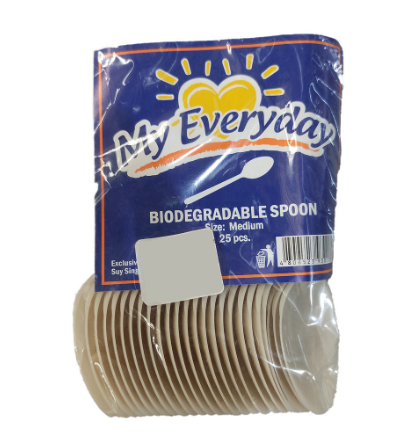 My Everyday Disposable Spoon Biodegradable Medium 25's