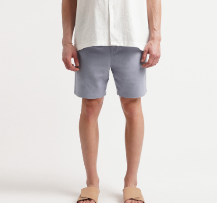 Penshoppe Modern Fit Pull On Linen Shorts For Men