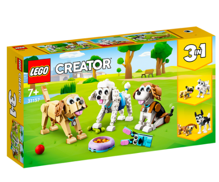 Lego 31137 Creator 3-in-1 Adorable Dogs 475 pcs Building Blocks