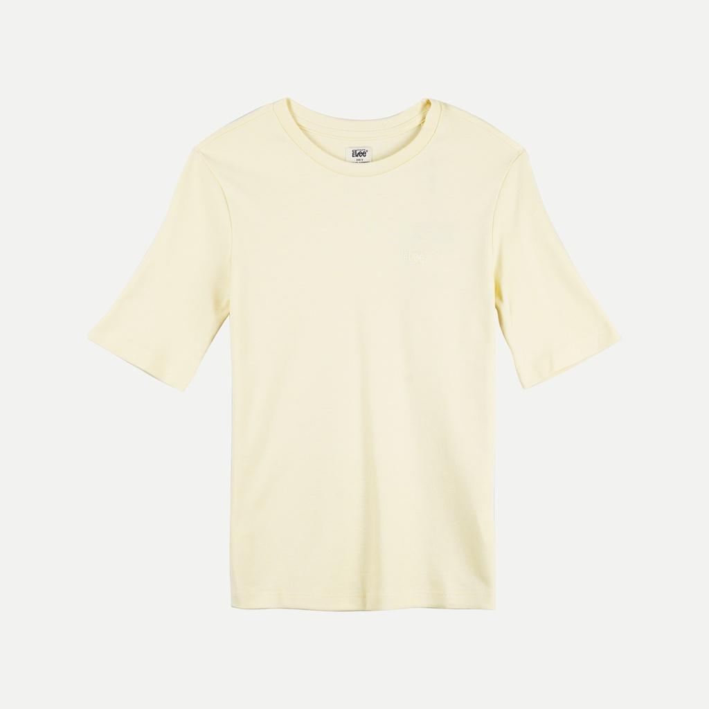 Stylistic Mr. Lee Ladies Basic Tees Plain Round Neck shirt for Women Relaxed Fit 120277 (Yellow)