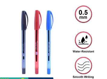 Faber-Castell 1419 Ballpen Black, Blue, Red 3PCS [12SP1419BBR3]