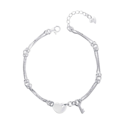 Silver B182 Korean Fashion Jewelry Ladies Bracelet