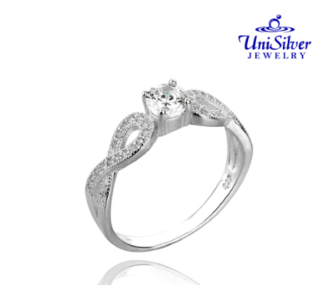 Unisilver 925 Inifinity Ladies Ring
