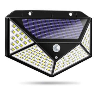 100 LED Solar Light Outdoor Solar Lamp Powered Sunlight Waterproof PIR Motion Sensor Street Light