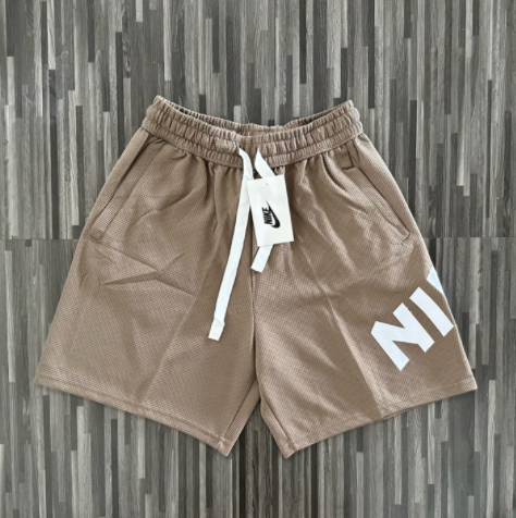 Men's Korean Style Waffle Shorts Unisex Casual Fashion Shorts Embroidered Logo #10