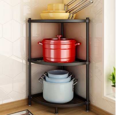 Folding Racks Triangle Storage Rack Kitchen Corner Rack Bathroom Storage