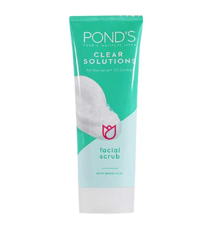 Pond's Clear Solutions Anti-Bacterial Facial Scrub 50g