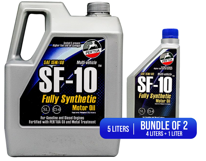 Pertua SF-10 Fully Synthetic Motor Oil SAE 15W-40 5L