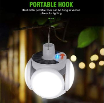 Solar led light Football lights Deformable Usb LED bulb E27 220V bulb 45W super bright football led