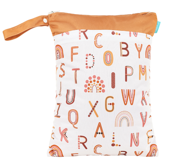 Happyflute Wetbag For Baby Diapers Nappies Waterproof Reusable Diaper Bag With Two Zipper 30cmx40cm S13