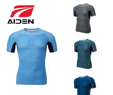 Aiden  Sports men's sports wear t shirts / workout clothes set /outdoor sport / sports tshirt #8738