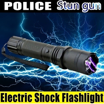 Fashion King #2in1 Flashlight Complete Set Chargeable With BOX LED Good Quality