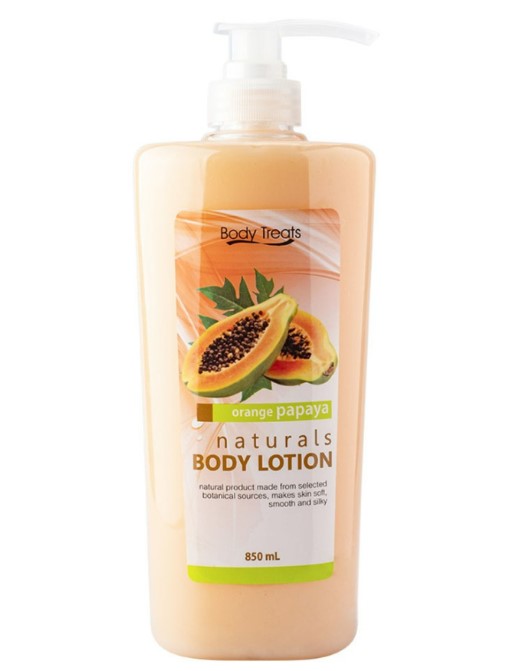 Body Treats Orange Papaya Naturals Body Lotion 850ML