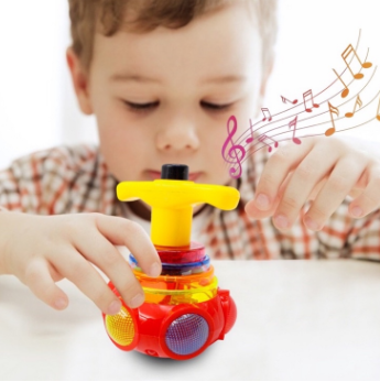 Luminous Gyro Toy Light Laser Spinning Top Toy Children's Flash Music Toy