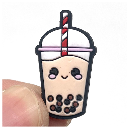Cute Coffee Jibits Croc Milk Tea Jibitz Charm Pin Milktea Shoe Charms Starbucks Croc Jibbits for Men Shoes Accessories Decoration MT13