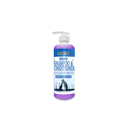 Clean Pro Dog And Cat Whitening Shampoo & Conditioner 250Ml