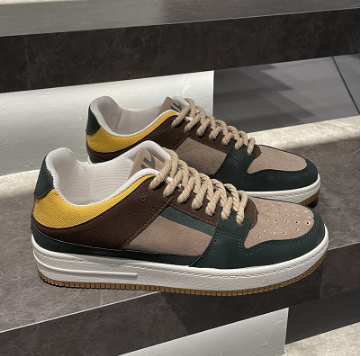 Casual Low Cut Shoes For Men Trendy Plain Korean Sneakers
