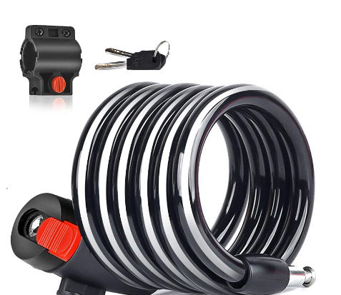 Bike lock Bicycle Cable Lock Road Mountain Bike Cycling Safety Key Lock for Bicycle Access