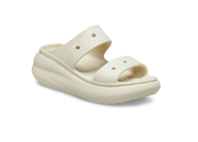 Crocs Classic Crush Sandal in Bone