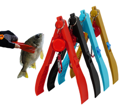 Fish Control Plier Portable Non-slip ABS Fish Clip Catcher Fishing Gear Supplies for Fisherman