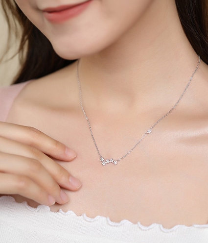 Sterling Silver Fine Jewelry Hot Selling Accessories with Fashion Chain Necklace S925