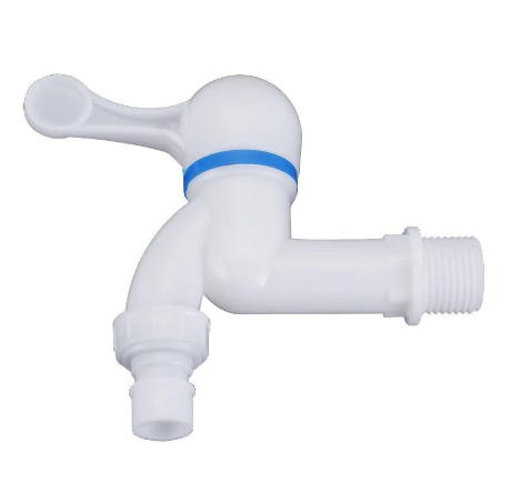 Plastic PVC Spigot Faucet with Hose Connector Gripo