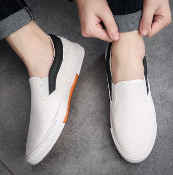 COASTAR Men Shoes Leather Shoes For Men White Sneakers Rubber Shoes For Men Korean Style Shoes