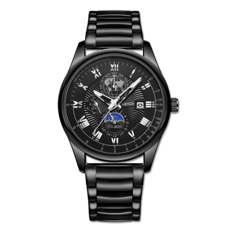 Binbond Original Luxury Watch Fashion Waterproof Luminous Men's Watch Student Trendy Stainless Steel Wrist Watch M10