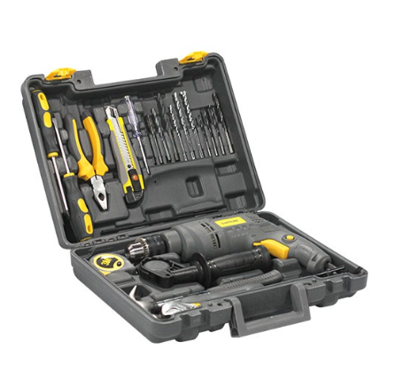 Lotus Impact Drill with 22pcs DIY Tool Kit 13MM LTHD650XL - Power Tool Set