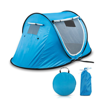 Camping Pop-up Tent Automatic Instant Portable Beach Tent Doors on Both Sides
