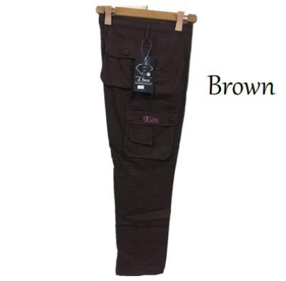 J.Sen 6 Pocket Plain Cargo Pants Military Pants 30-38 928
