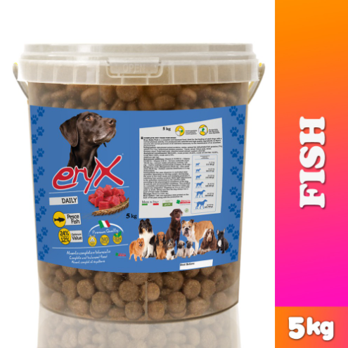 Eryx Premium Dog Food Adult Fish 5kg Dog Foods Dry Dog Food