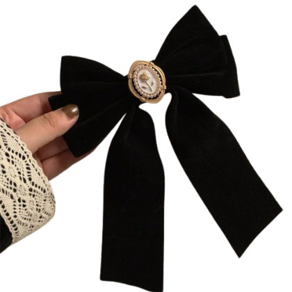 Lovito Women Bow Jewelled Hair Clips L60AD074 (Style 1/Style 2)