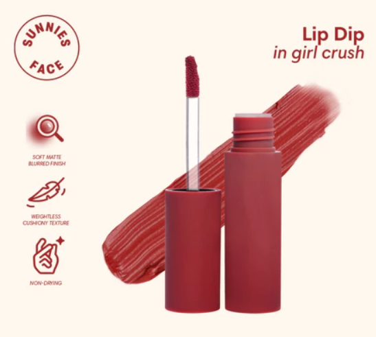 Sunnies Face Lip Dip [Whipped Matte Liquid Lipstick] (Girl Crush)