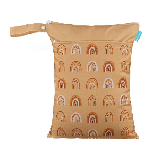 Happyflute Wetbag For Baby Diapers Nappies Waterproof Reusable Diaper Bag With Two Zipper D1