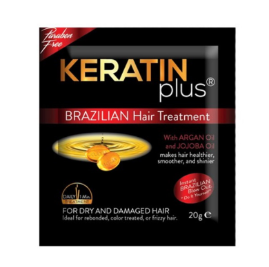 Keratin plus Black Brazilian Hair Treatment 20g x 12s