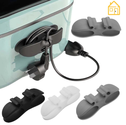 Wire Cable Winder For Kitchen Appliances Cord Wrapper Air Fryer Coffee Machine Wire Fixer Cable Management Clips Holder